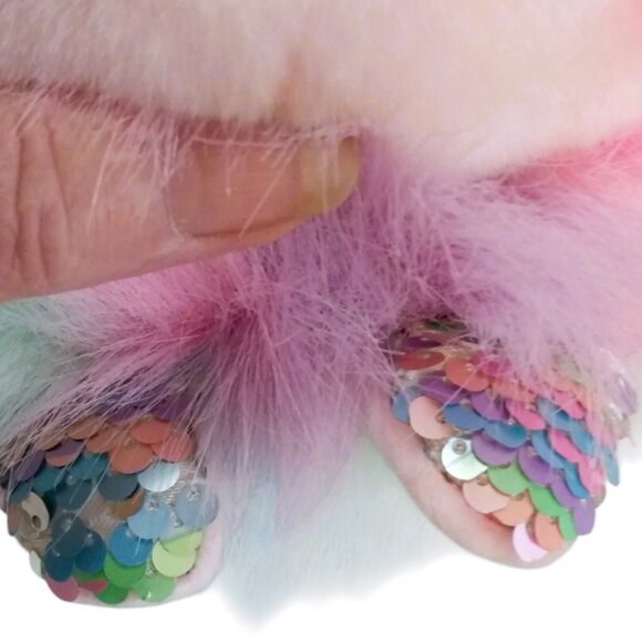 Douglas Prism Rainbow Cat Fuzzle Plush 14" Cuddle Toy - Picture 11 of 15